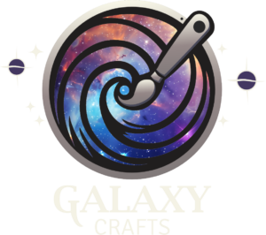 Galaxy Crafts Logo - Crafts - Potery - Design - laser cutting - foam cutting - hand crafts